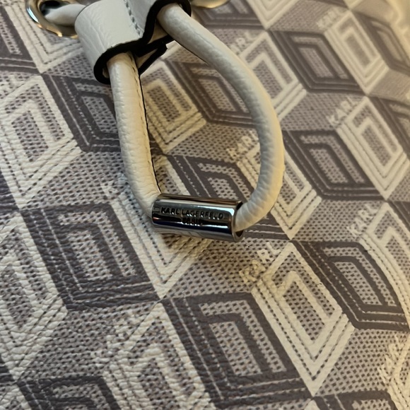 Karl Lagerfeld Paris Adelle Crossbody Bucket Bag - Picture 3 of 6